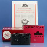 LEICA LEITZ M4 MIDLAND CANADA 50 JAHRE BLACK CAMERA +BOX +PAPERS C SEAL MINT!