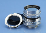 VOIGTLANDER VINTAGE 50MM NOKTON F1.5 LEICA LTM SM LENS +CAP +M RING MINT! WOW!