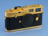 LEICA LEITZ M4-2 GOLD 100 JAHRE M 10420 RANGEFINDER CAMERA BODY +CAPS MINT