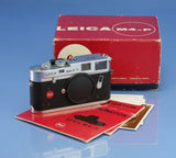 LEICA LEITZ M4-P 10416 70 JAHRE CHROME RANGEFINDER CAMERA +BOX +PAPERS NICE!