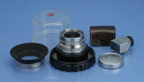 LEICA SUPER-ANGULON 21MM F4 CHROME M 11102 LENS +CAPS + IWKOO SHADE +FINDER SET!