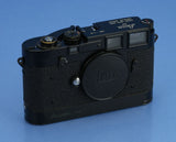 LEICA LEITZ MP-118 ORIGINAL 1957 BLACK PAINT IMOOP RANGEFINDER CAMERA +PAPERS!