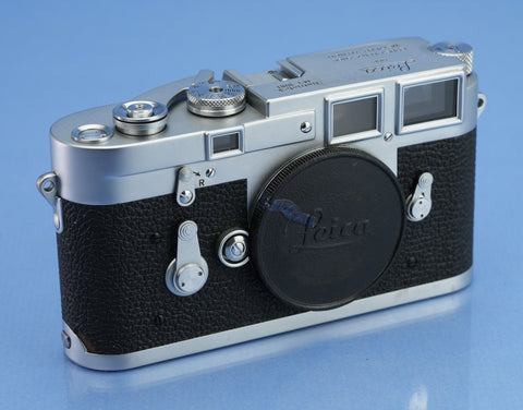LEICA LEITZ M3 DS IGEMO 10150 BETRIEBSK #1081 INTERNAL CHROME CAMERA BODY RARE!
