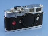 LEICA LEITZ M4-P 10416 70 JAHRE CHROME RANGEFINDER CAMERA +BOX +PAPERS NICE!