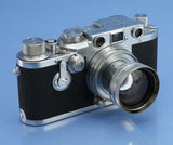 LEICA LEITZ IIIC IIIF SHARK SKIN SELF TIMER UPGRADE CAMERA +50MM SUMMITAR +ORAKO