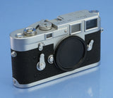 LEICA LEITZ M3 10150 IGEMO SS CHROME CAMERA #1010485 +BOX +CASE MINT L SEAL!