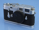LEICA LEITZ M3 DS IGEMO 10150 BETRIEBSK #1081 INTERNAL CHROME CAMERA BODY RARE!