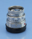 LEICA LEITZ 50MM SUMMICRON F2 CHROME DUAL RANGE M LENS 11918 SOMNI +EYES +CAPS