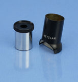 LEICA LEITZ VINTAGE 8X MAGNIFICATION BLACK CRACKLE FINISH LENS LOUPE CLEAN NICE!