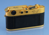 LEICA LEITZ M4-2 GOLD 100 JAHRE M 10420 RANGEFINDER CAMERA BODY +CAPS MINT