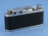 LEICA LEITZ II (MODEL D) LYKAN RANGEFINDER CAMERA BODY. RARE SILVER CHROME NICE