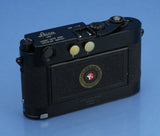 LEICA LEITZ MP-118 ORIGINAL 1957 BLACK PAINT IMOOP RANGEFINDER CAMERA +PAPERS!