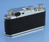 LEICA LEITZ IIIC IIIF SHARK SKIN SELF TIMER UPGRADE CAMERA +50MM SUMMITAR +ORAKO