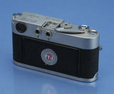 LEICA LEITZ M3 10150 IGEMO SS RANGEFINDER CAMERA BODY #1001008 +CAP +BOX NICE