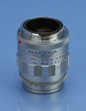 LEICA LEITZ 90MM TELE-ELMARIT F2.8 1ST V FAT CHROME 11800 M LENS +BOX +CAP MINT!