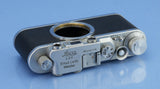 LEICA LEITZ II (MODEL D) LYKAN RANGEFINDER CAMERA BODY. RARE SILVER CHROME NICE