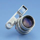 LEICA LEITZ 50MM SUMMICRON F2 CHROME DUAL RANGE M LENS 11918 SOMNI +EYES +CAPS