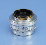 LEICA LEITZ 35MM SUMMARON F2.8 CHROME SIMOO SCREW MOUNT LTM SM LENS PROPER 1M