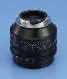 LEICA LEITZ 50MM NOCTILUX-M F1 11821 3rd V LATE# E60 LENS +12539 SHADE +BOX MINT