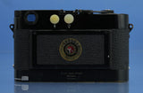 LEICA LEITZ MP-118 ORIGINAL 1957 BLACK PAINT IMOOP RANGEFINDER CAMERA +PAPERS!