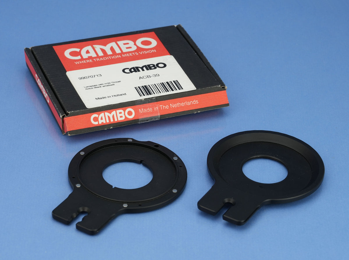 CAMBO ACTUS-B VIEW CAMERA BODY +WDS 619 +SLW-83 PHASE 1 IQ300 PLATE +BELLOWS +