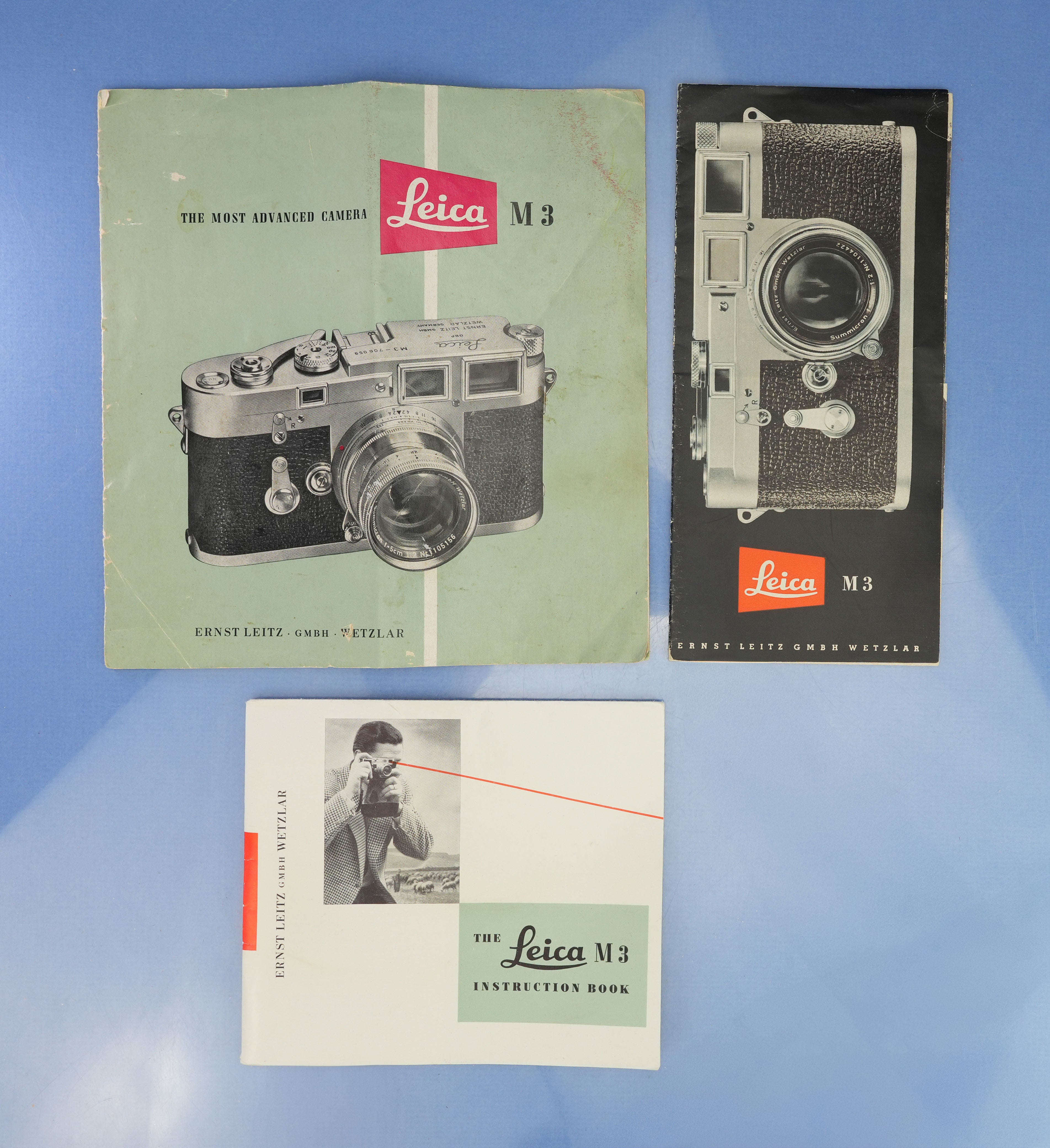 LEICA M3 EARLY CORNER CAMERA #700433 +50MM SUMMICRON F2 +BOX RARE +SPECIAL BACK