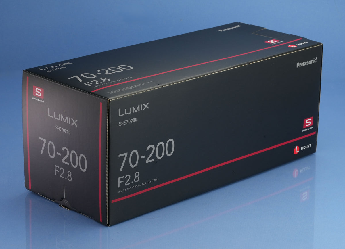 LEICA F/ PANASONIC LUMIX S PRO 70-200MM F2.8 L-MOUNT OIS ZOOM LENS +SHADE +BOX