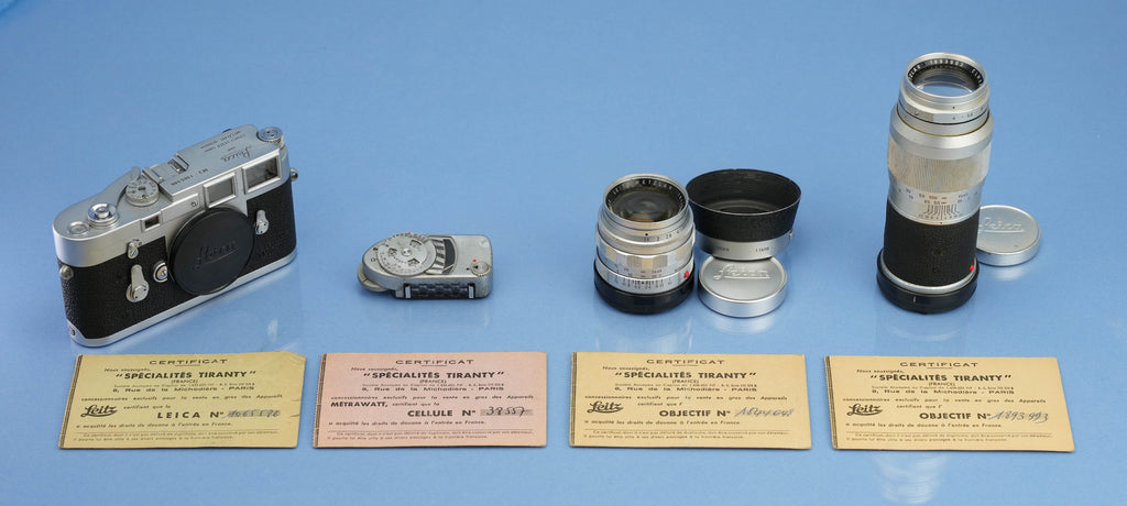 LEICA M3 SS IGEMO 10150 +50MM SUMMILUX F1.4+ 135MM F4 ELMAR +BOX +CARDS WOW!