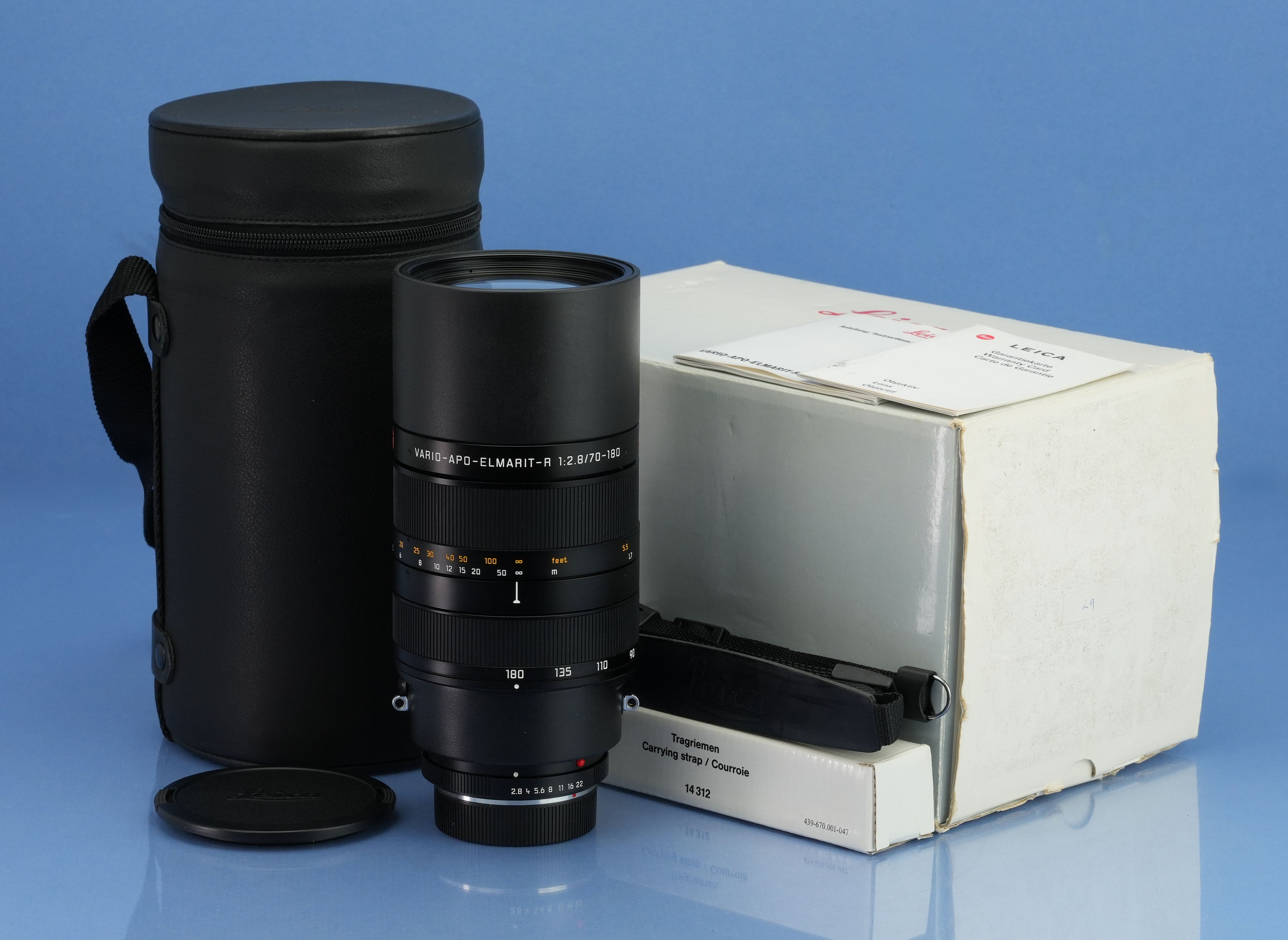 LEICA LEITZ 11267 70-180MM F2.8 VARIO-APO-ELMARIT-R OBJEKTIV +BOX +PAPIERE SEHR GUT!