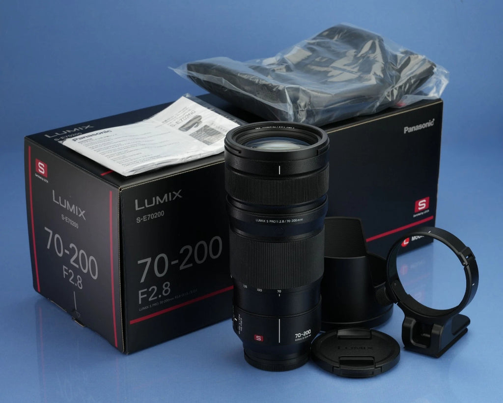 LEICA F/ PANASONIC LUMIX S PRO 70-200MM F2.8 L-MOUNT OIS ZOOM LENS +SHADE +BOX