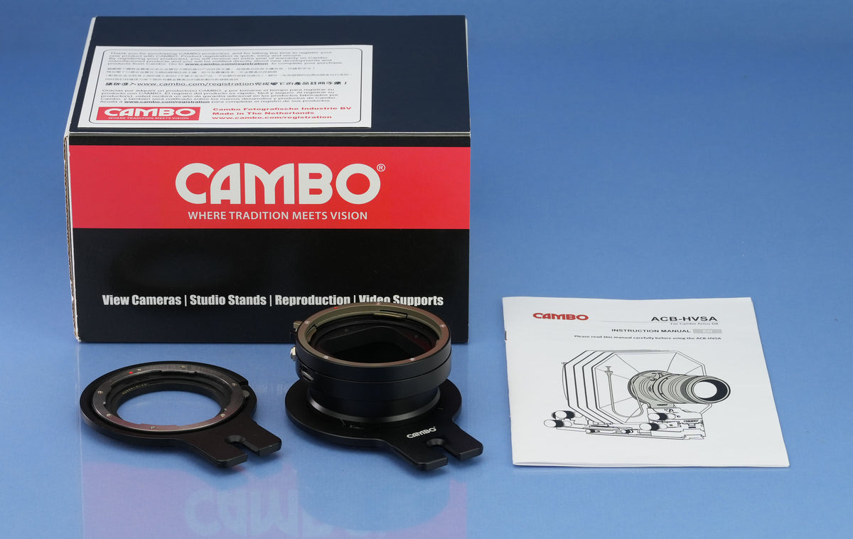 CAMBO ACB-HVSA ACTUS LENS PLATE HASSELBLAD SHUTTER ACTIVATOR +BOX MINT!