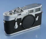 LEICA LEITZ M3 SS 10150 IGEMO CHROME CAMERA BODY LATE SERIAL NO GUARD #1156886