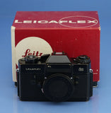 LEICA LEITZ LEICAFLEX SL BLACK PAINT FILM SLR CAMERA BODY 10021 +BOX RARE NICE!