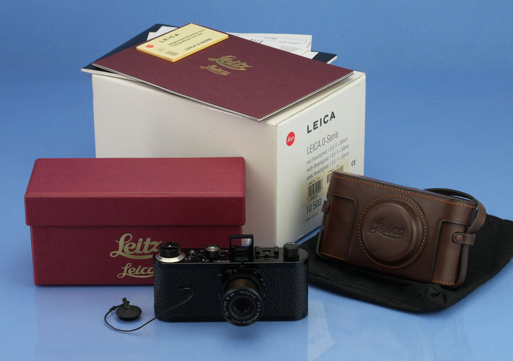 LEICA LEITZ O 0 SERIES 10500 JAHRE CAMERA SET +50MM ANASTIGMAT + MINT IN BOX!