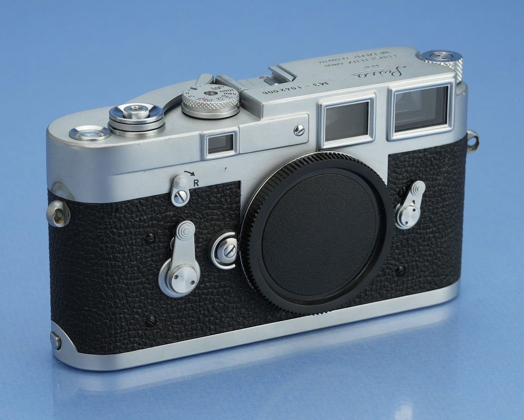 LEICA LEITZ M3 10150 IGEMO SINGLE STROKE SS 1961 CHROME CAMERA #1042006 NICE