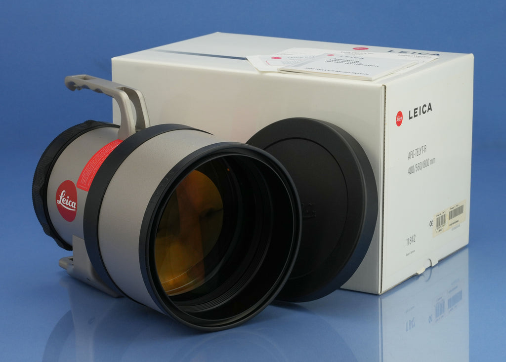 LEICA LEITZ 400/560/800mm Modul APO-TELYT-R 11842 Großes Objektiv + Gegenlichtblende + Box Neuwertig