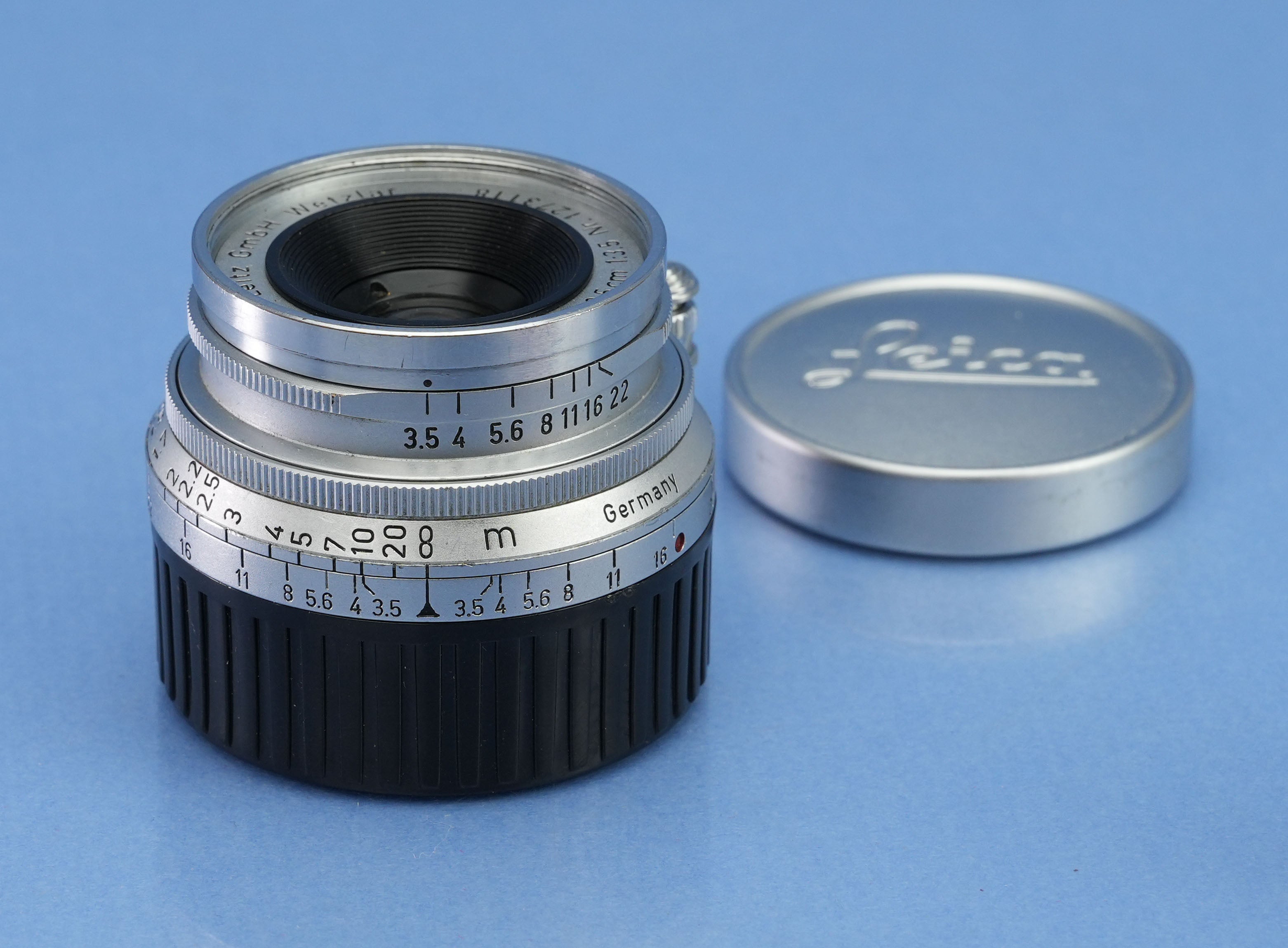 LEICA LEITZ 35MM SUMMARON F3.5 M2 M4 SOONC-M 11105 CHROME M LENS