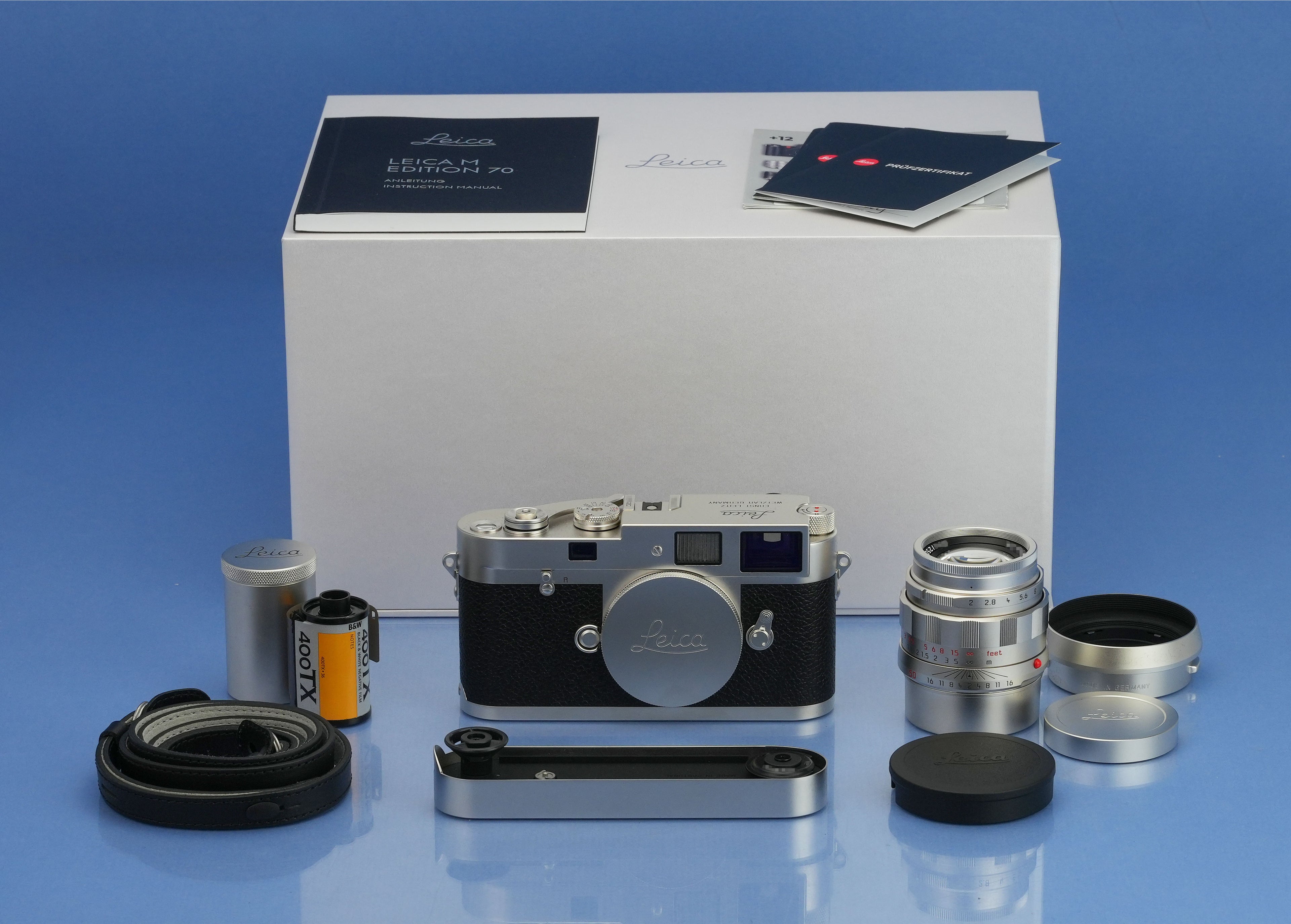 LEICA 10322 M70 PLATINUM EDITION JUBILÄUMSSET +50MM F2 APO-SUMMICRON-M NEU!