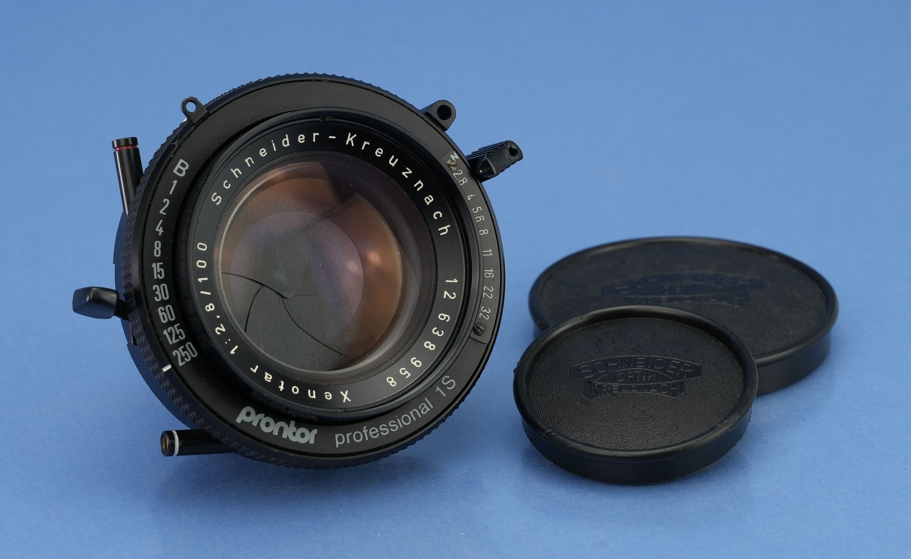 SCHNEIDER KREUZNACH XENOTAR 100MM F2.8 LATE VERSION 6X9 LARGE FORMAT LENS +CAPS