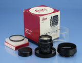 LEICA 11820 50MM NOCTILUX F1.2 VINTAG LENS +SHADE +BOX RARE 1st BATCH THICK RIM