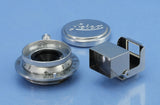 LEICA LEITZ 28MM HEKTOR F6.3 HOOPY CHROME SM LENS +SUOOQ FOLDING VIEWFINDER