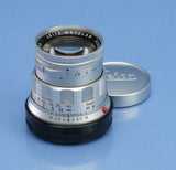 LEICA LEITZ 50MM SUMMICRON F2 11818 RIGID DUAL SCALE LENS NEAR MINT LATE #