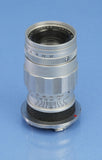 LEICA LEITZ 90MM ELMAR F4 3 ELEMENT ELANG-M CHROME VINTAGE 11830 M LENS. NICE!