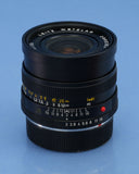 LEICA LEITZ 35MM SUMMICRON-R F2 3CAM 11115 R LENS 2ND VERSION E55+CAPS NICE!