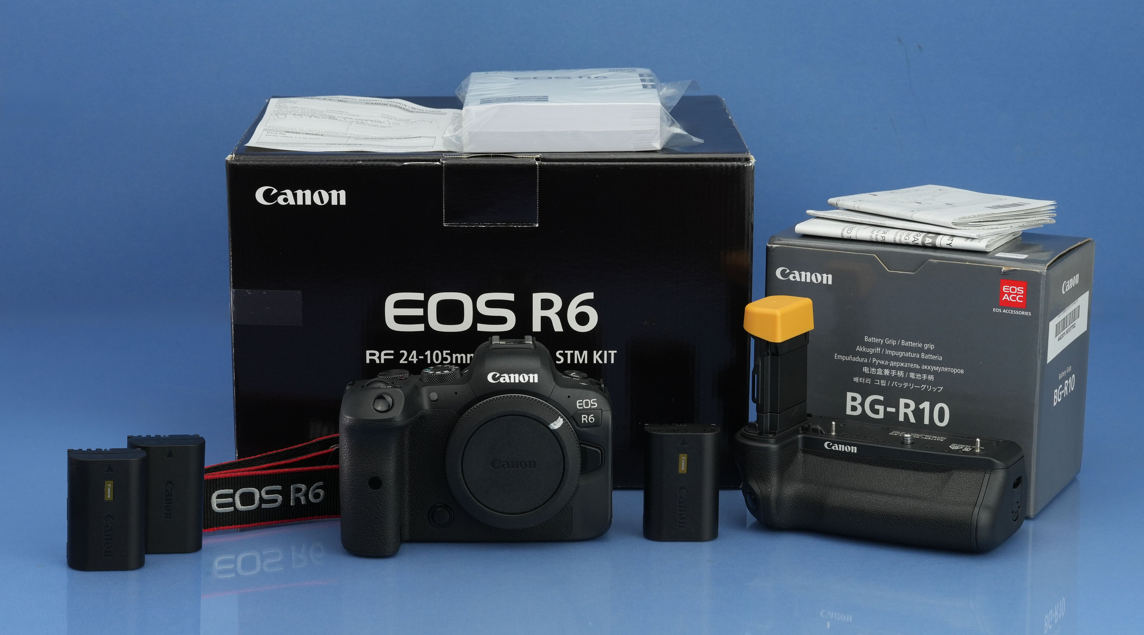 CANON EOS R6 MK 1 20MP DIGITAL MIRRORLESS CAMERA BODY +BG-R10 +BOX! 4363 SHOTS