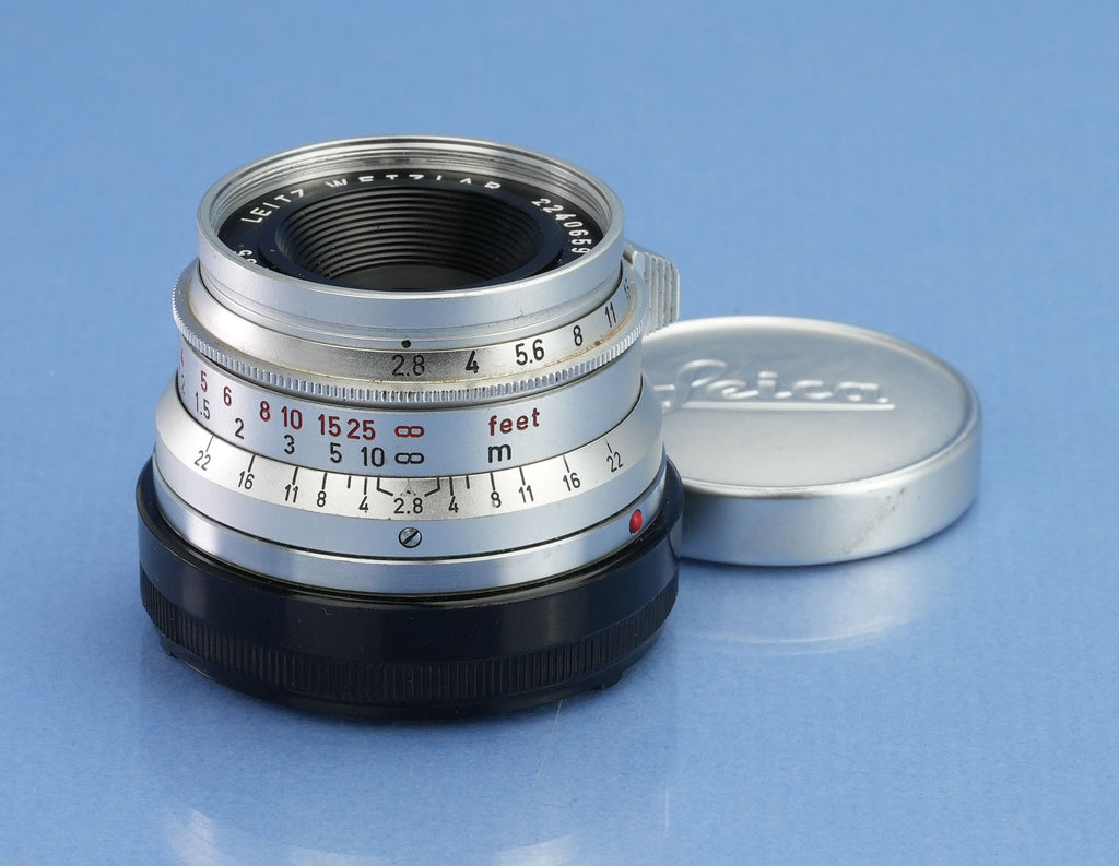LEICA LEITZ 35MM SUMMARON F2.8 11306 VINTAGE M LENS LATE #2240659 +CAPS