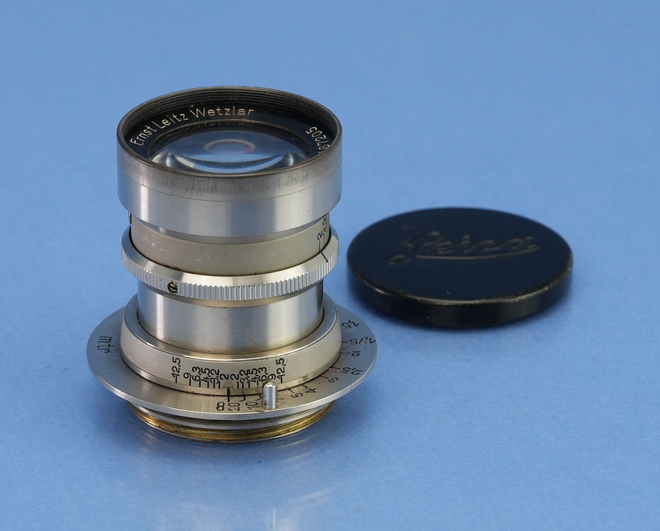 LEICA LEITZ SUMMAR 50MM F2 RIGID NICKEL SUMMAR LENS VERY EARLY 1933 #205 WOW!
