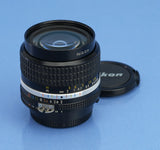 NIKON NIKKOR 24MM F2 AI-S AIS MANUAL FOCUS SLR CAMERA LENS FAST +WIDE CLEAN NICE