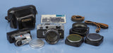 CANON 7S CAMERA +50MM F0.95 DREAM LENS +CAP +SHADE +FILTERS +FLASH RARE! WOW!