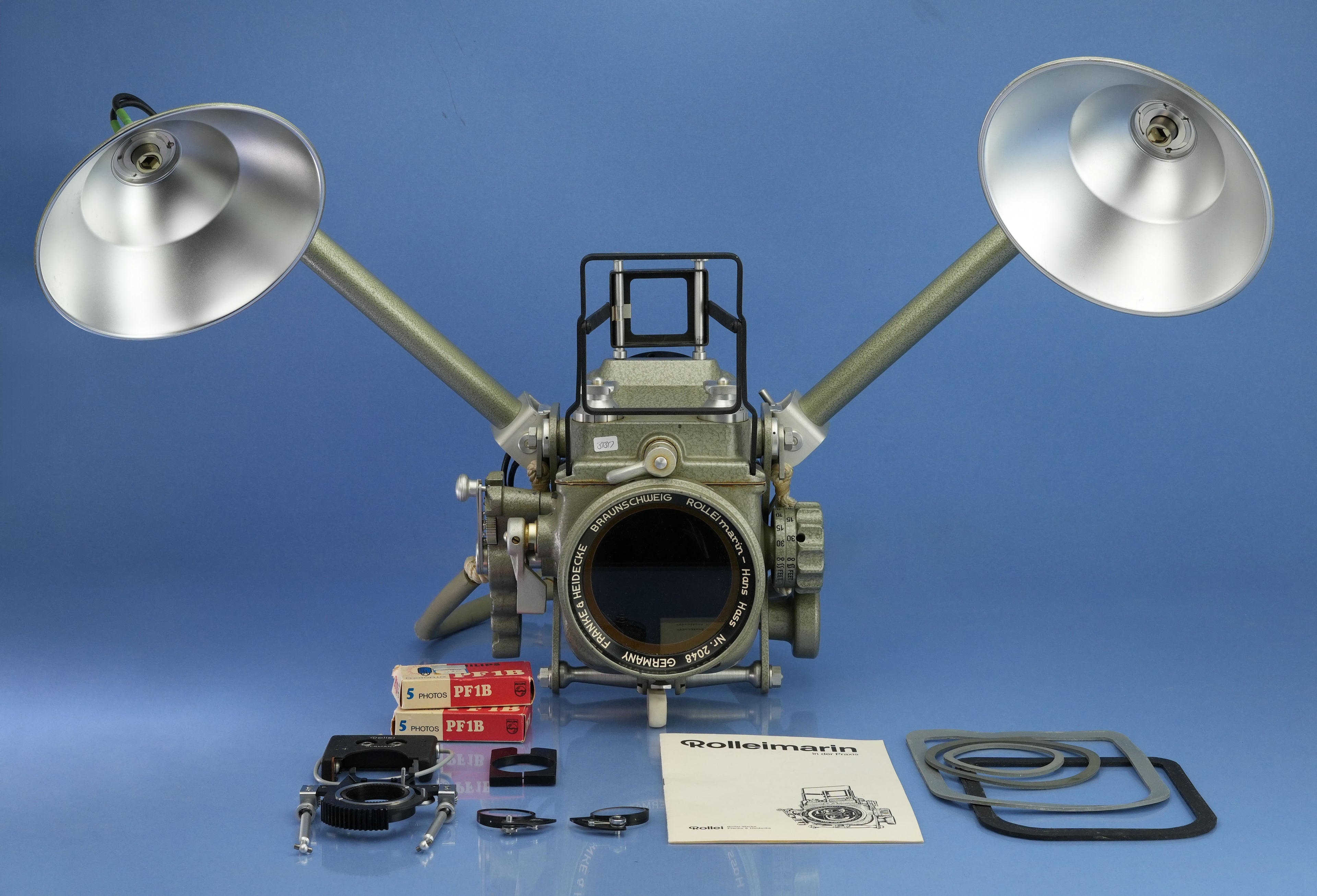 ROLLEIFLEX ROLLEIMARIN VER 4 3.5F PLANAR XENOTAR UNDERWATER HOUSING +FLASH +SEAL